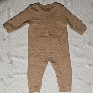 🫧 3/$25 George Quilted Brown Kids Bodysuit • No Feet •